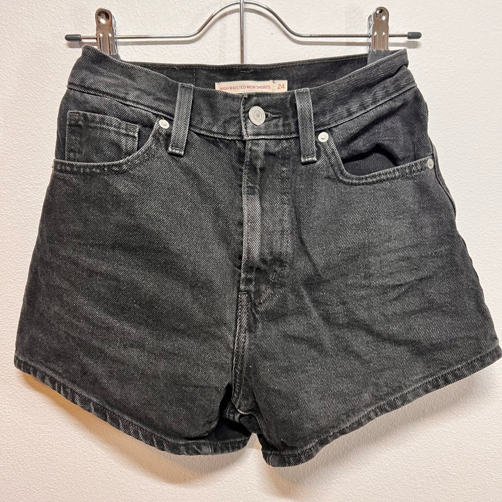 Levi's Black Jean Shorts for Women